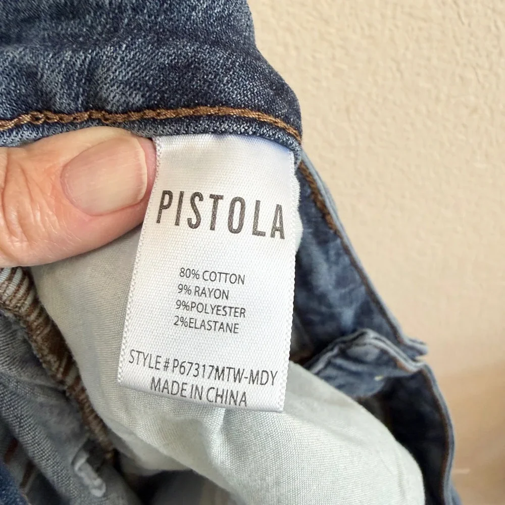 Pistola Audrey High Rise Skinny Jeans Medium Wash‎ Blue 18W P67317MTW-MDY